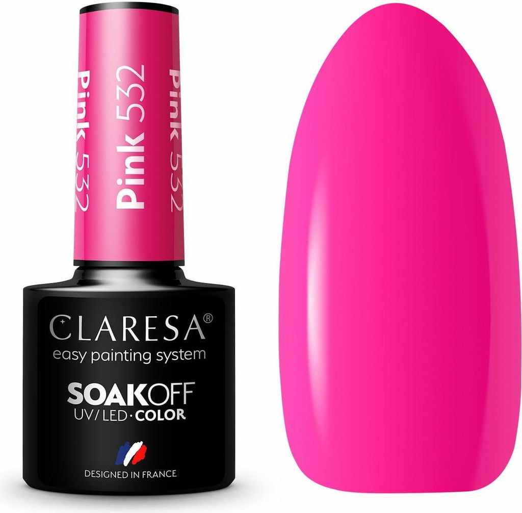 CLARESA Hybrid-Gel-Nagellack ROSA 532 -5g