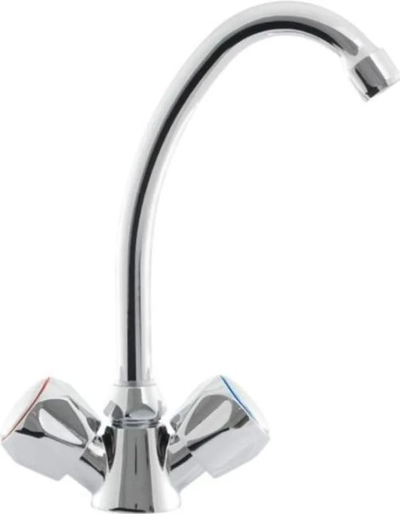 Miscelatore Monoforo con Doppia Valvola - Stile Classico e Robusto