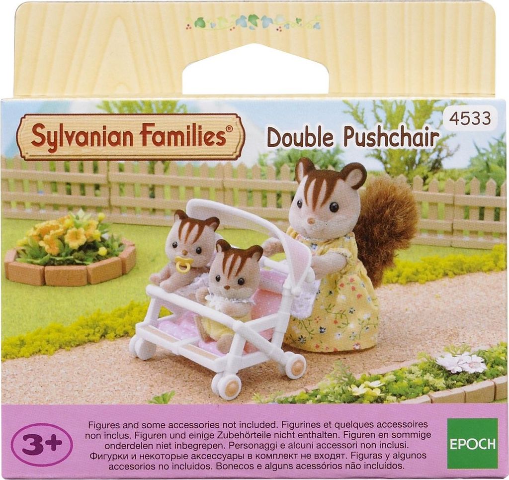 SYLVANIAN Podwójny wózek spacerowy 04533 Zdjęcie produktu 
