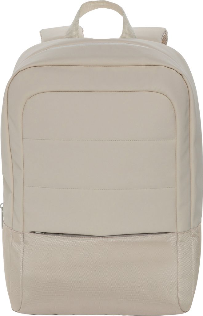 XD Xclusive - Rucksack für Laptops "Armond", rPET (Recyceltes Polyethylen-Terephthalat) XD1016 (Einheitsgröße) (Beige)