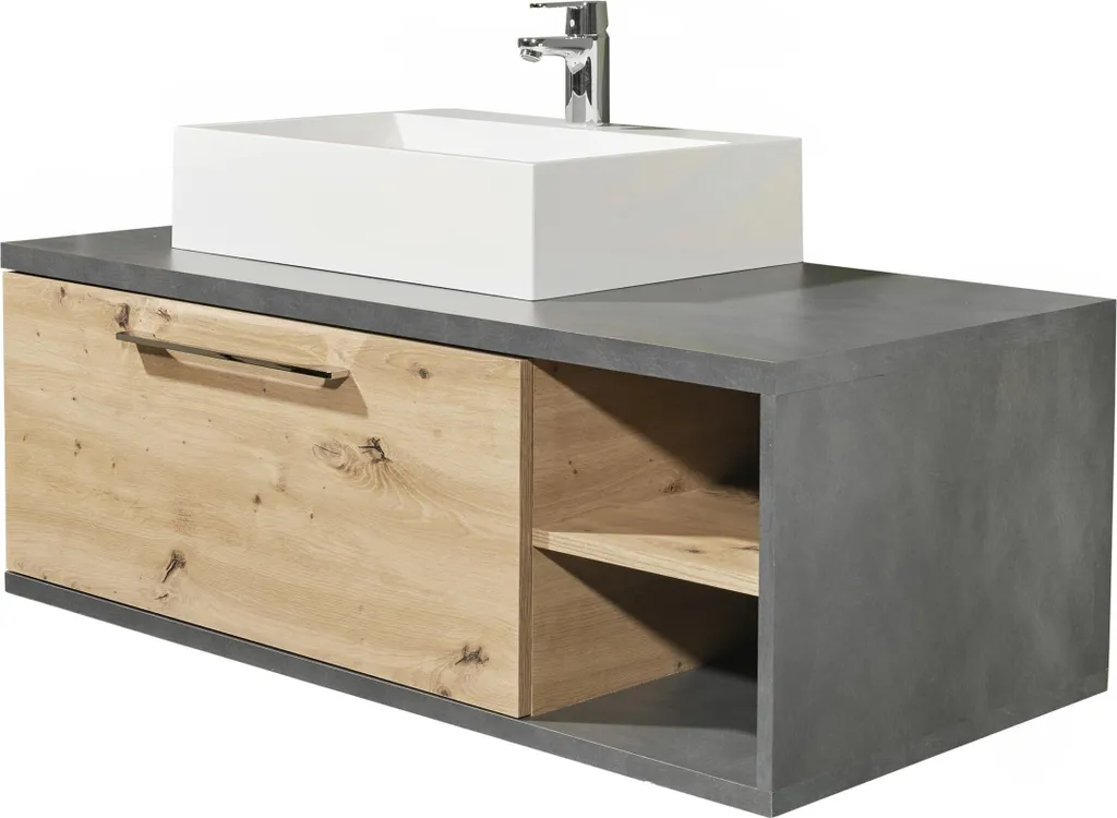 Aménagez votre salle de bain moderne avec le meuble Nebraska 110 cm