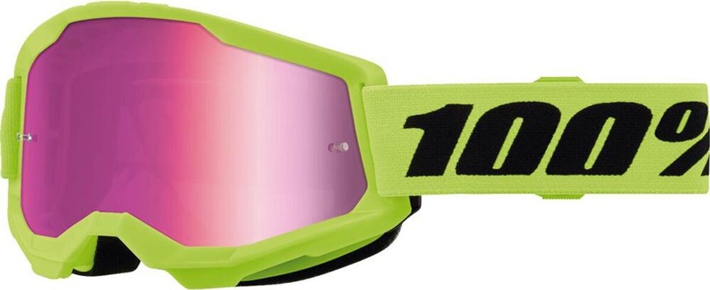 100percent Strata 2 Sonnenbrille Rosa Mirror Pink Lens/CAT3 Rosa Mirror Pink Lens/CAT3