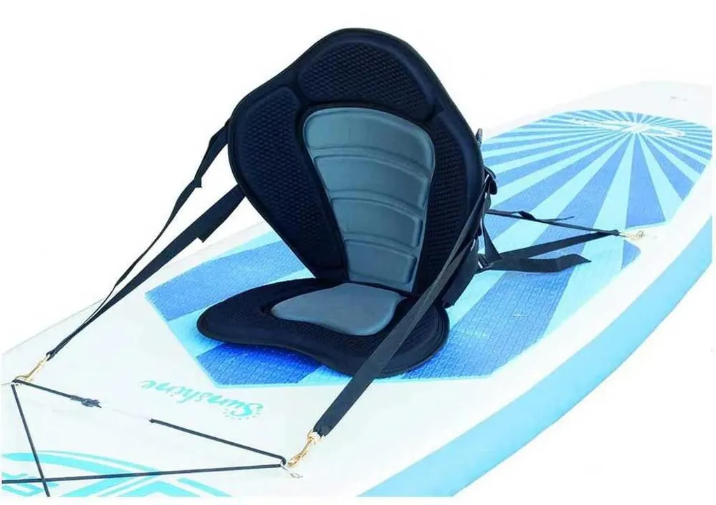 Fini le mal de dos en Paddle avec le Siège Kohala Sup-board Noir Noir