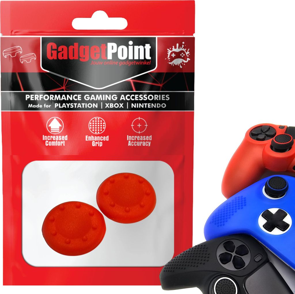 Thumbgrips - Thumb Grips voor PlayStation, PS5, Xbox X/S, One & Switch Pro Controller - Gaming Thumbgrips - Performance Anti-Slip Thumbsticks - Bes...