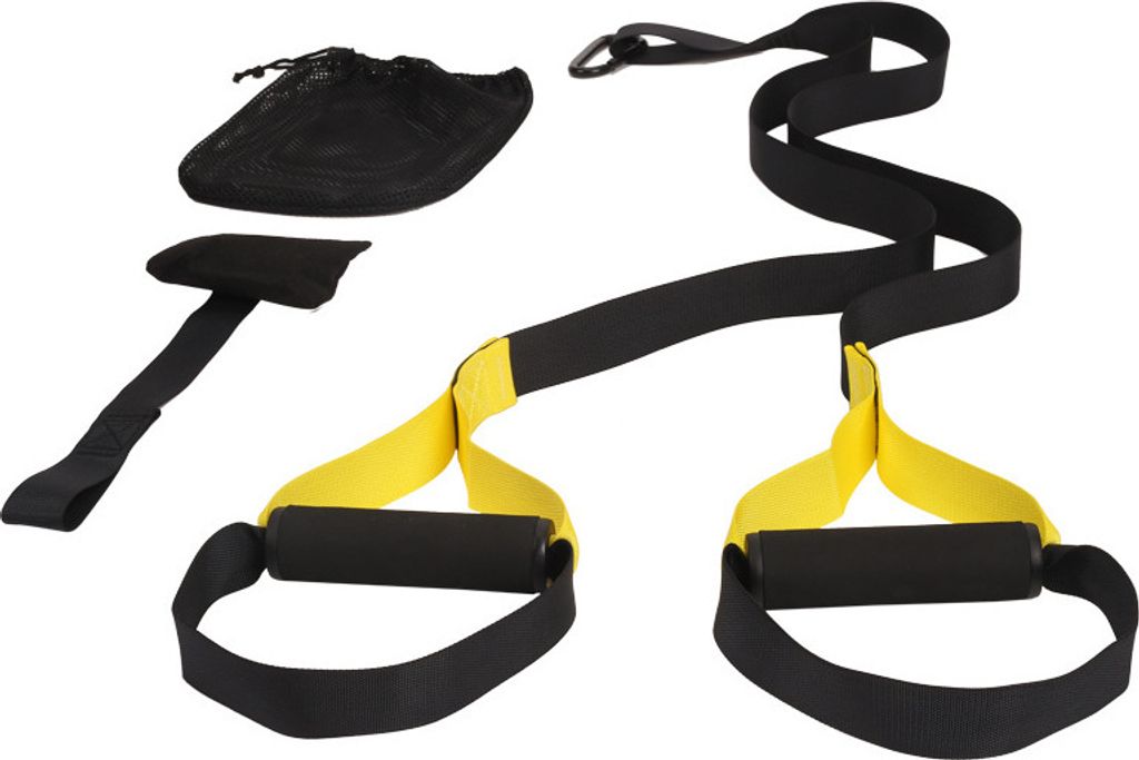 INF Suspension Trainer Straps - Schwarz & Gelb - P3-1 (Home Edition)