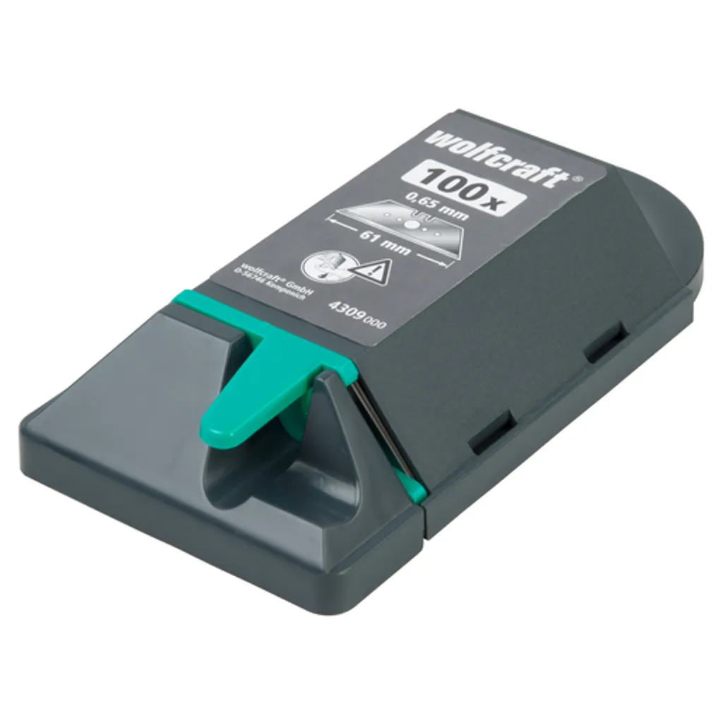 Lames trapézoïdales Wolfcraft anti-casse pour cutter professionnel