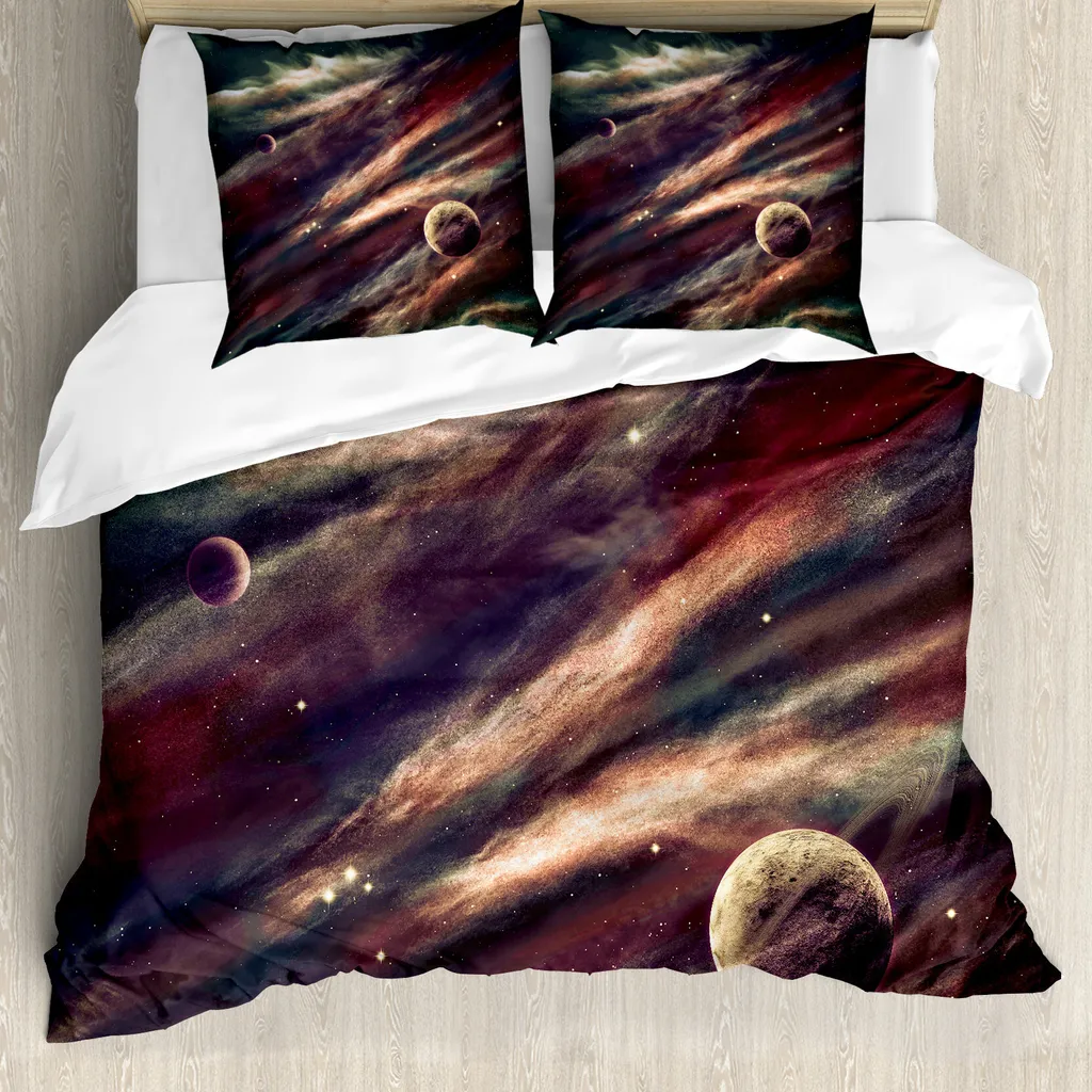 Copripiumino Space Nebula Rosa Secca 155x220 - Abakuhaus Antiacaro
