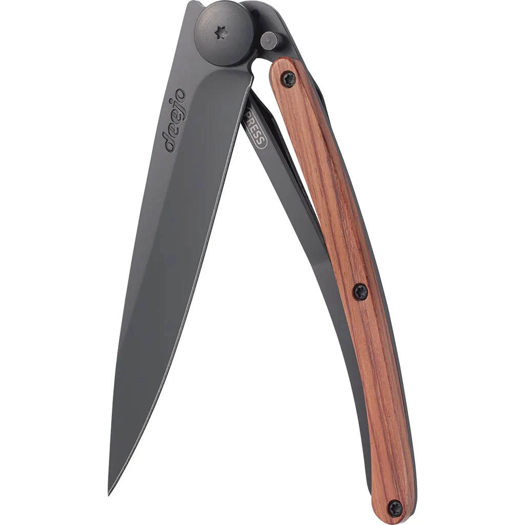 Couteau de poche Deejo Black 27g Bois de corail DE9GB000005