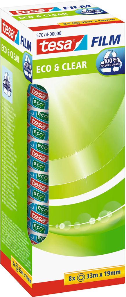 tesafilm Eco & Clear -  Nachhaltiger Klebefilm Klebeband Produktbild 