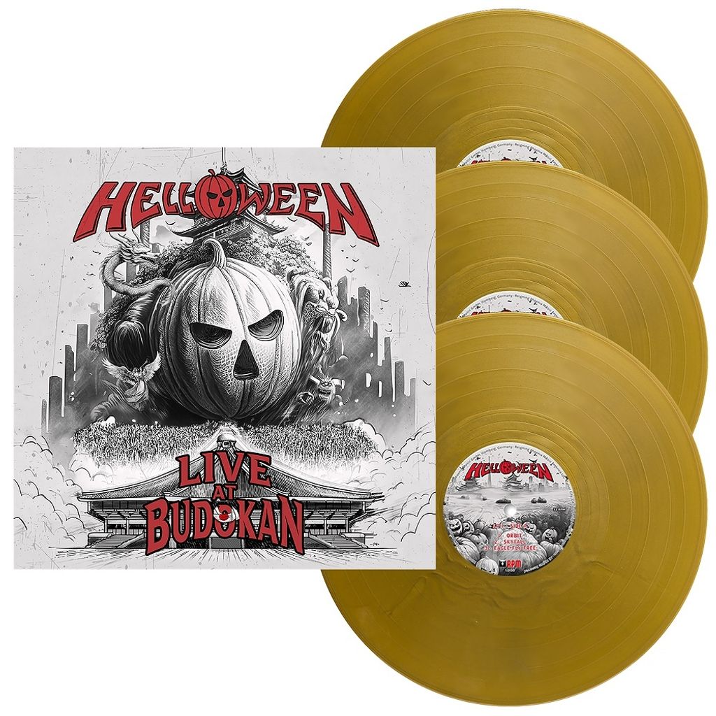 HELLOWEEN - Live at Budokan - 3LP EAGLE GOLD VINYL
