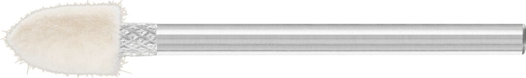 PFERD TOOLS mittelharte Filzpolierstifte Spitzkegelform Ø 6x10mm Schaft-Ø 3 mm