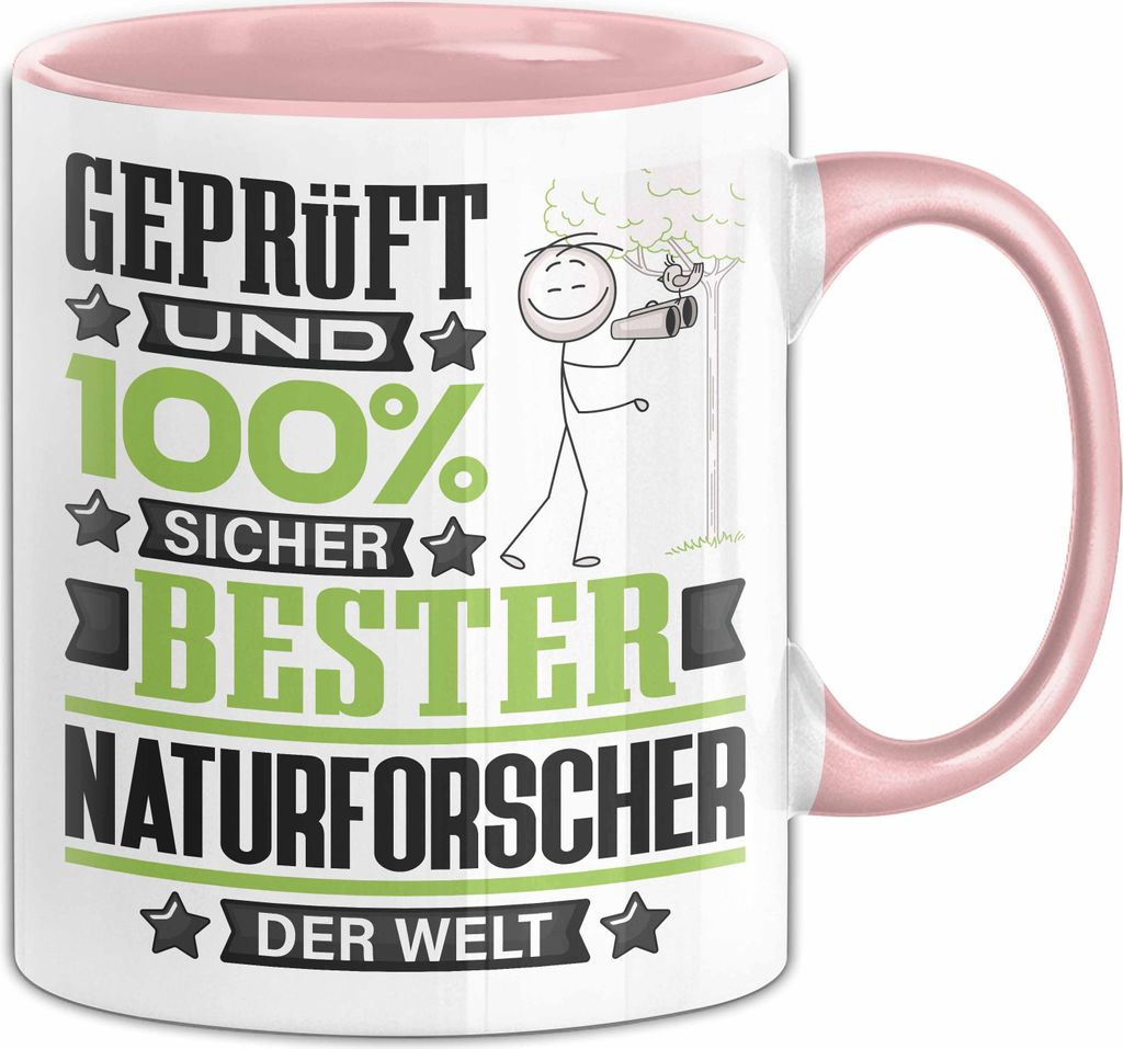 Naturforscher Geschenk Lustiger Spruch für Naturforscher Geschenkidee Bester Naturforscher Der Welt (Rosa)