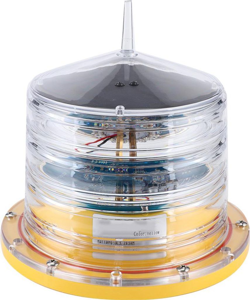 IP68 Solar Power Barge Safety Beacon Light 20Les blinkt schwimmend 256 Lampenperlen für Schiffs Marine Boat