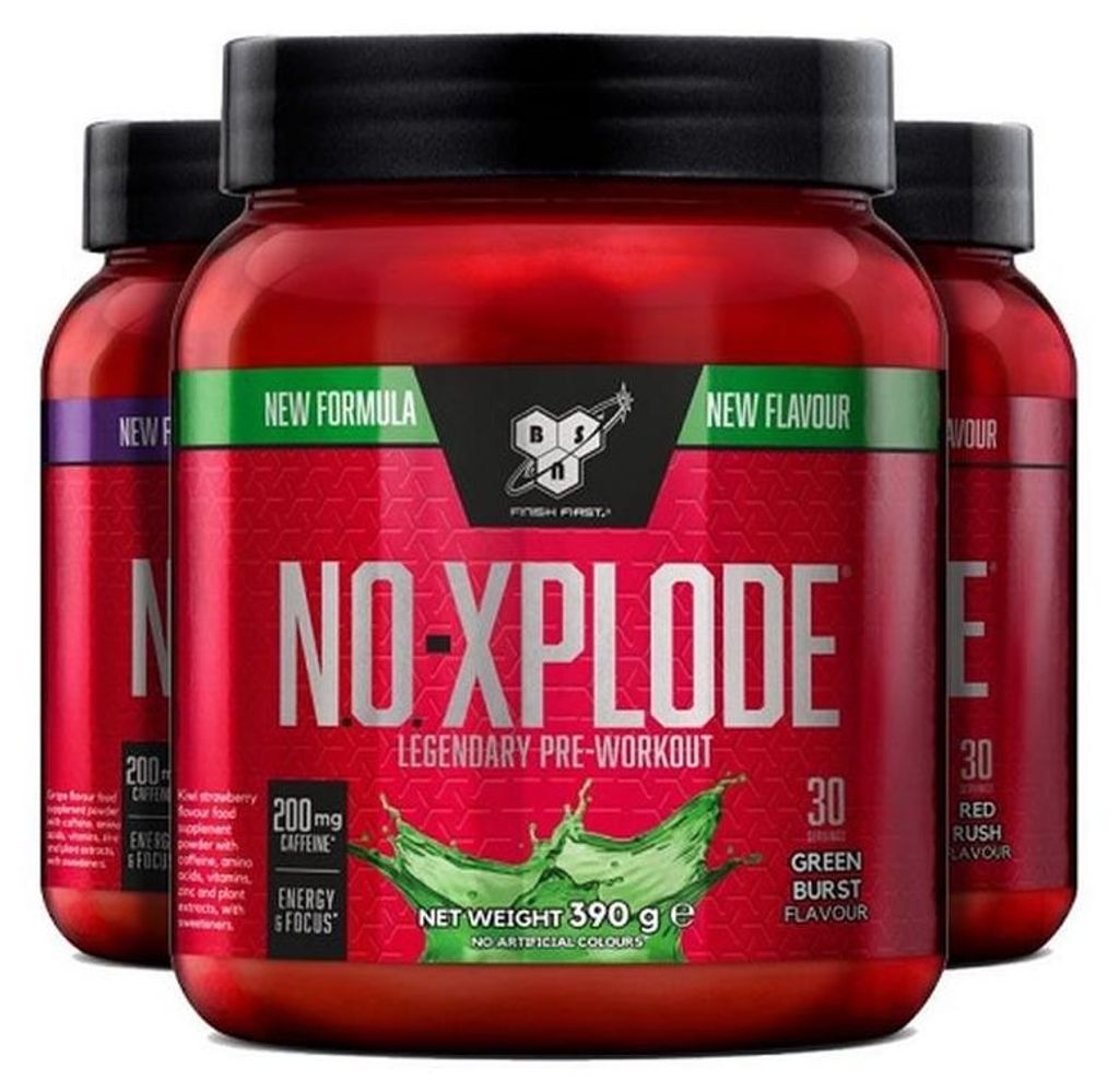 N.O.-Xplode Legendary Pre-workout Pulver, Red rush, 390 g Produktbild 