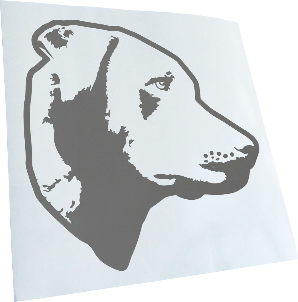 Kiwistar - Autoaufkleber - Chesapeake Bay Retriever Hund - Grau - 24x24cm - Aufkleber für Auto, Laptop, Fahrrad, LKW, Motorrad mehrfarbig JDM Deca...