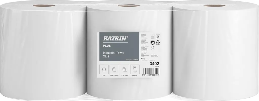 Katrin 3402 Cellulose 218936 Chiffon de Nettoyage Ultra Absorbant 21cm