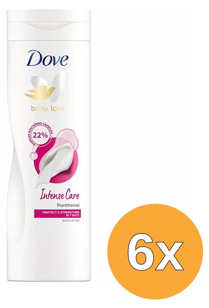 6x Dove Bodylotion – Intensief, 400 ml Productafbeelding 