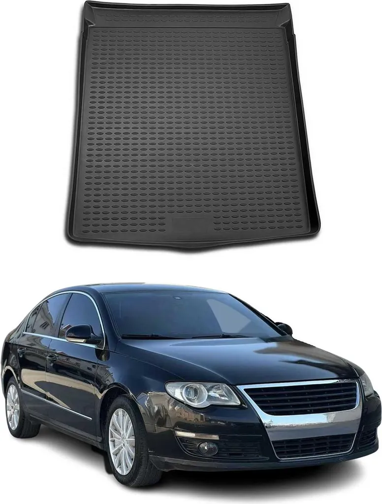 Tappetino Baule VW Passat B6 2005-2010 | Rivestimento Gomma TPE Nero