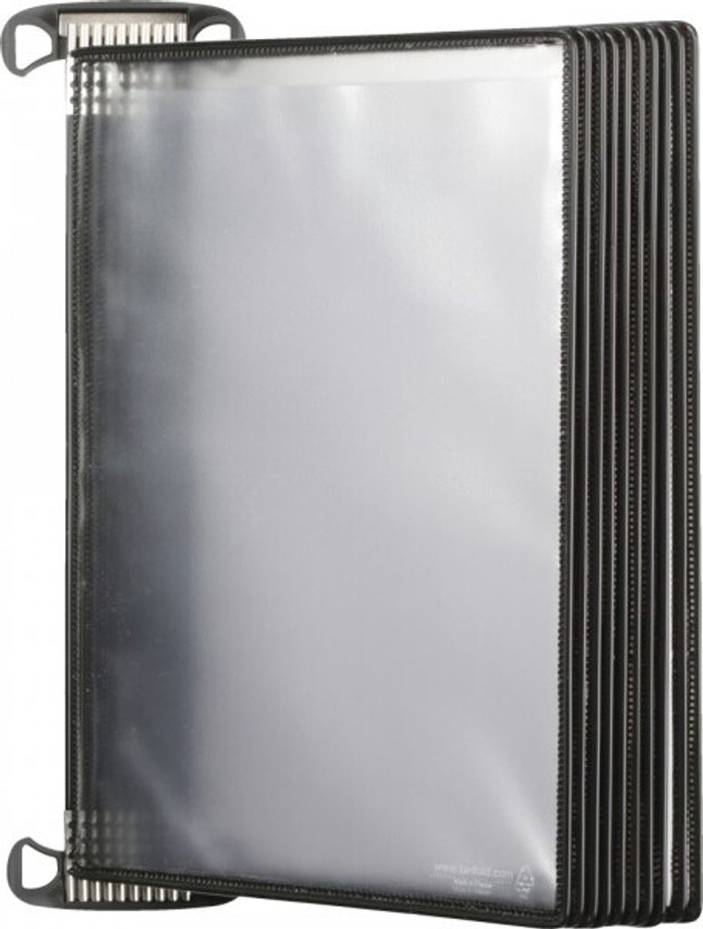 tarifold Wandelement PRO, mit 10 Tafeln A4, schwarz, Aluminium/PVC, 430x355x1...