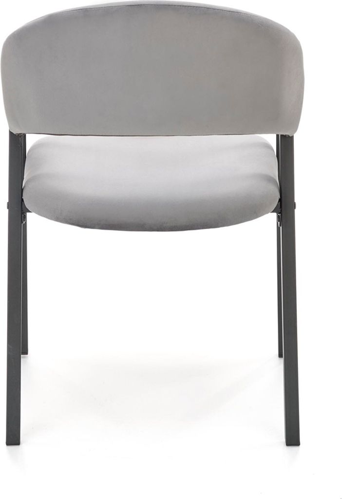 Halmar Jídelní židle K473 - šedá / černá Obrázek produktu 5