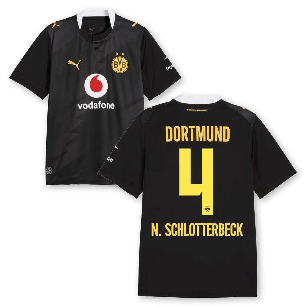 BVB Auswärtstrikot Kinder Saison 2026/27 Flock: Produktbild 