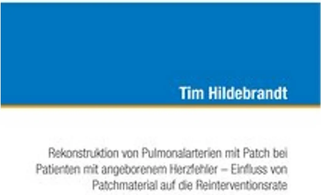 Livre Reconstruction Artères Pulmonaires : Étude sur Patch et Chirurgie