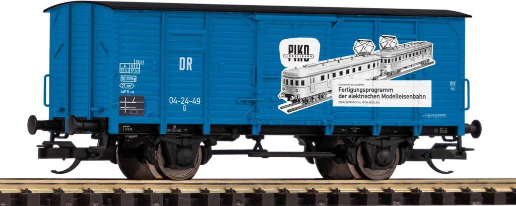 Piko TT 47777 TT Gedeckter Güterwagen G02 VEB PIKO der DR (47777)