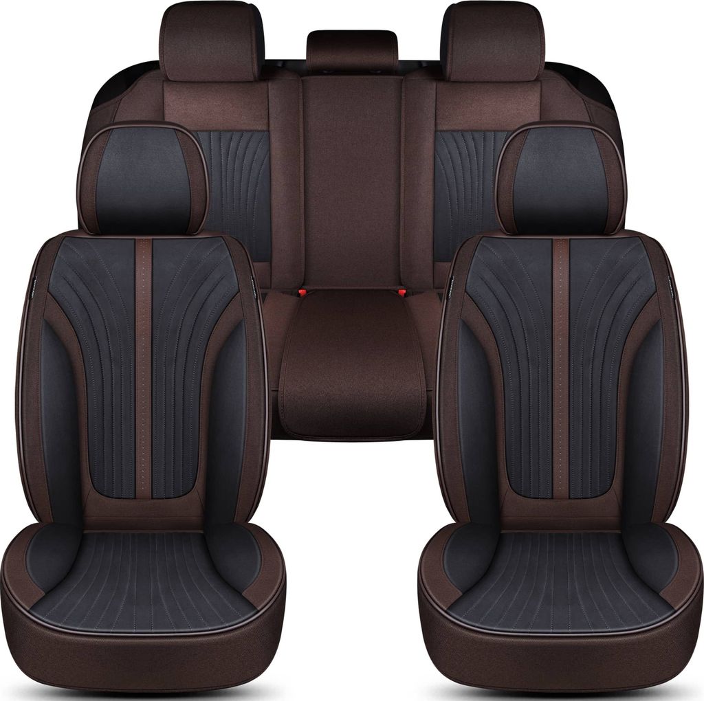 Premium Schonbezüge-Komplettset für Audi SQ2 Bj ab 2018 in Schwarz/Braun FV3