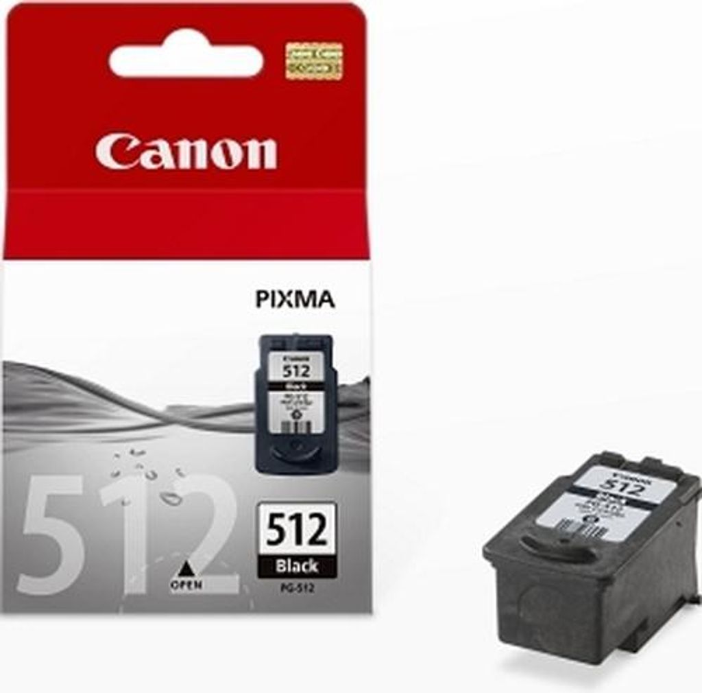 Canon - Tintenpatrone PG512, 401 Seiten, OEM 2969B001, schwarz