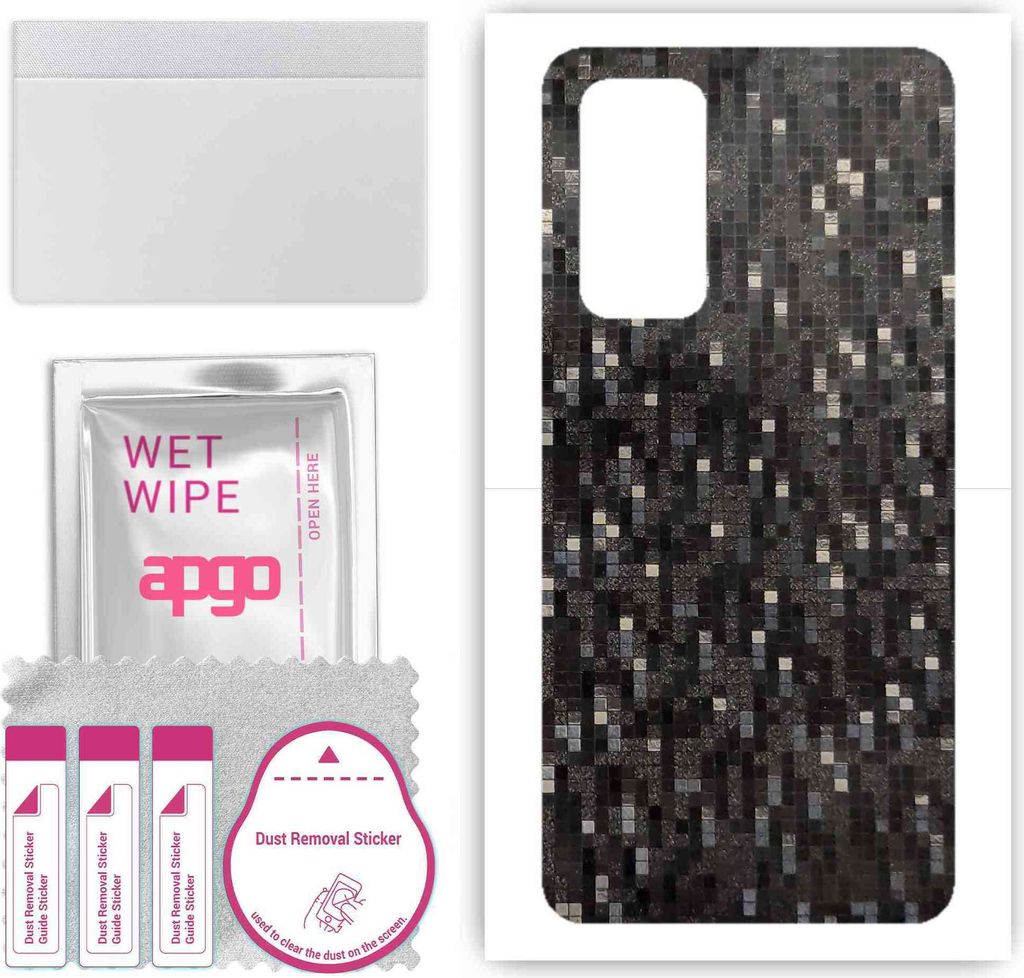 apgo Rückseite Schutzfolie, Skin, kompatibel mit Xiaomi Mi 10T 5G, Hinten Displayschutzfolie aus Vinylfolie, kratzfest, einfache Montage - Carbon ...