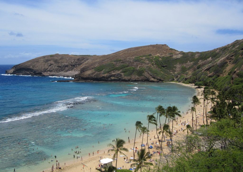 hansepuzzle 102981 - Hanauma Bay Puzzle, 260 Teile, Reisen, 41,0 x 28,0cm mit hochwertiger Aufbewahrung, Kartonbox und wiederverschließbarem Beutel