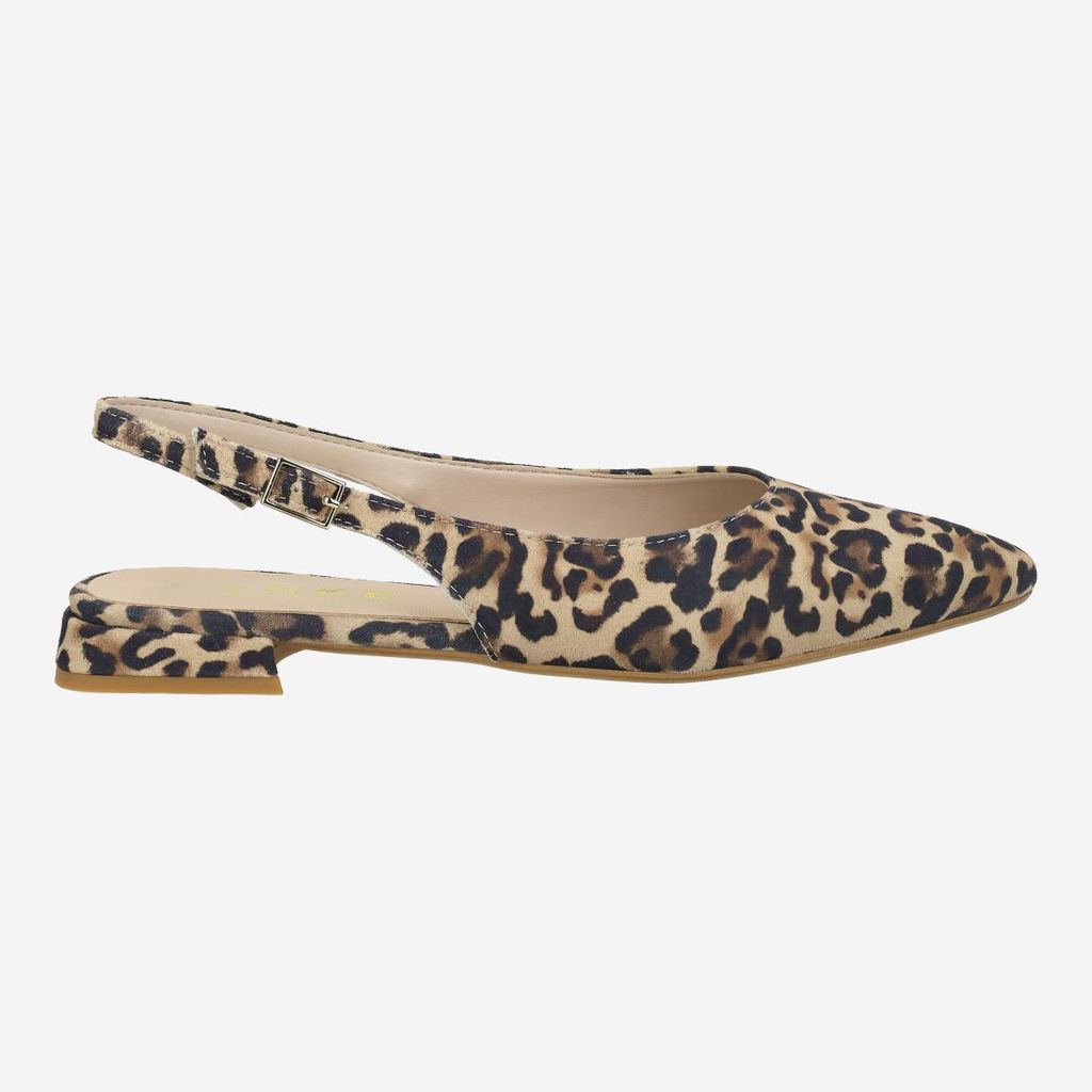 Lüke Schuhe ELDA CAMEL, Peeptoes & Slingpumps in Beige für Damen, Größe 40