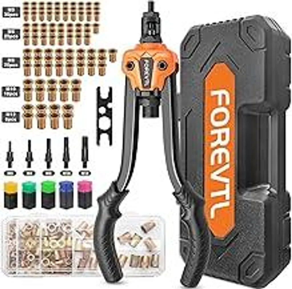 Sistema di Rivettatura Manuale Professionale M5-M12 con 98 Inserti