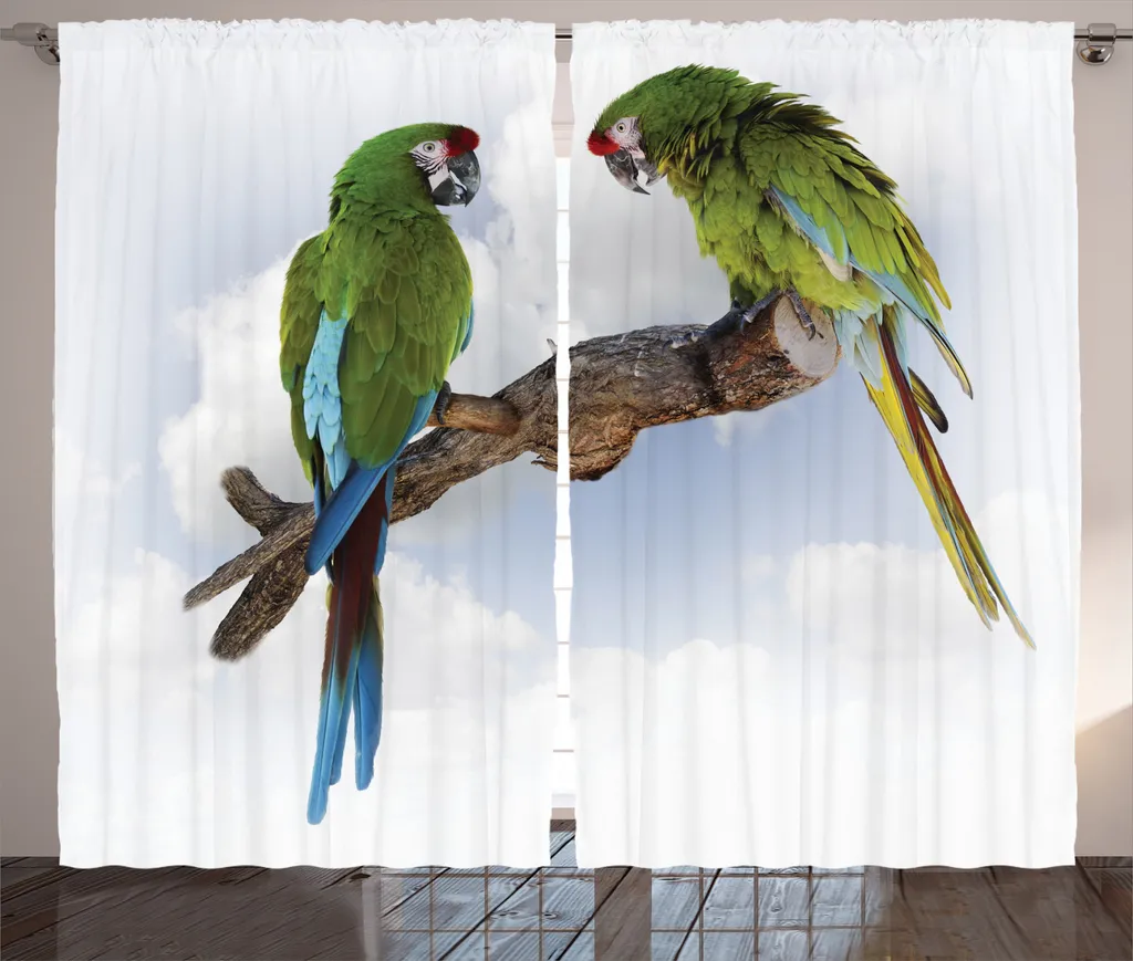 Rideau Tropical Prêt à Poser : Habillez vos Grandes Fenêtres 280x225
