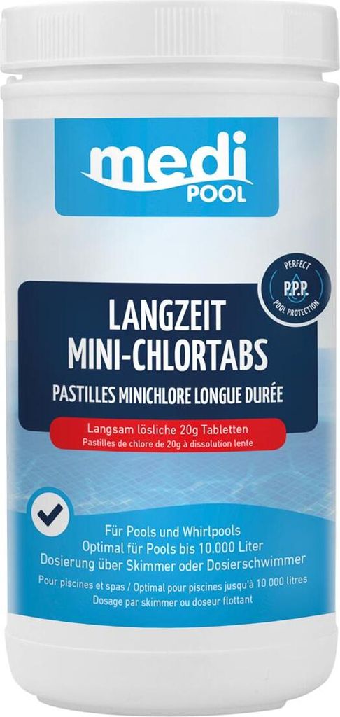 mediPOOL Langzeit-Minichlor Tabs 20 g, Chlortabletten, Produktbild 6