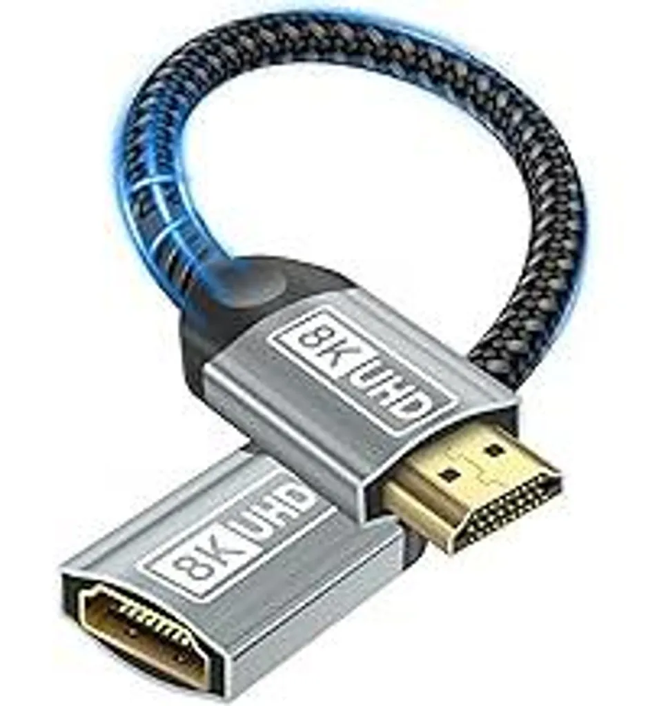 Cavo Prolunga HDMI 0.5m maschio femmina | Adattatore 8K UHD Professionale
