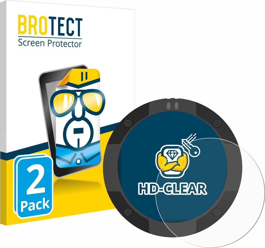 2x Für Beeline Moto II Schutzfolie BROTECT Displayschutz Display Schutz Folie Klar Transparent