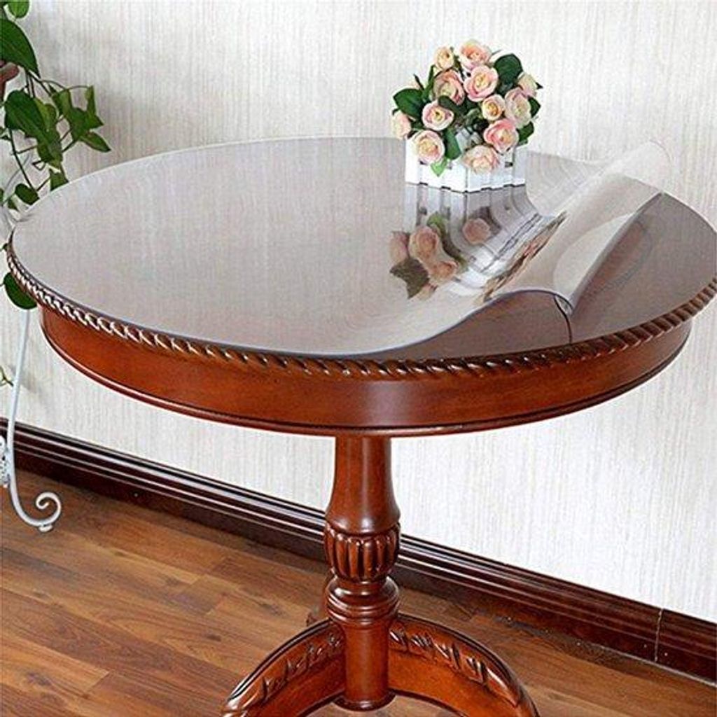 transparante pvc-tafelkleed - luxe 15 mm/2 mm waterdicht kunststof placemats bescherming