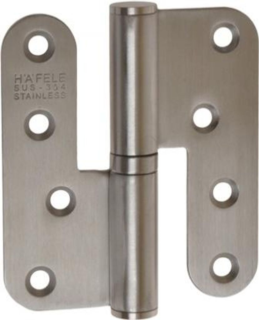 Scharnier MHA478 100x89 Edelstahl matt, rechts Produktbild 