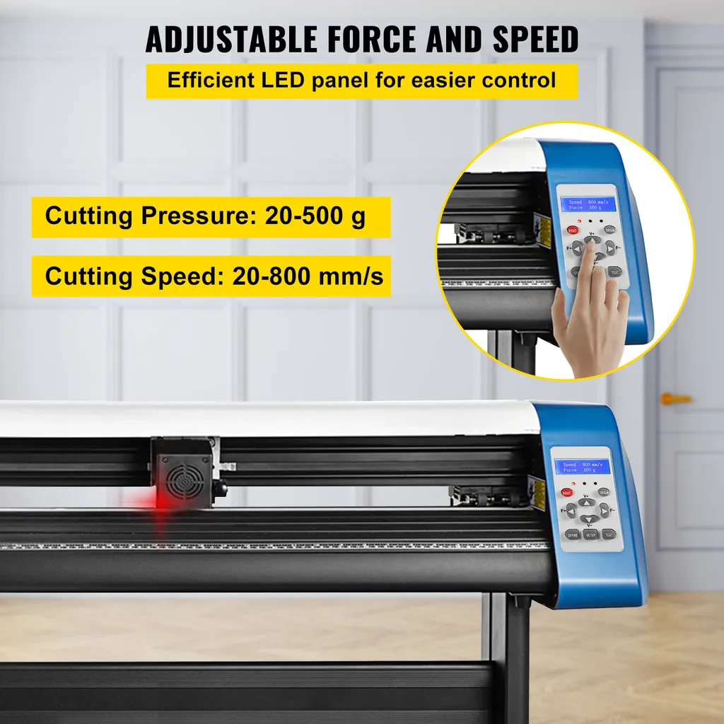 Machine à Découper le Vinyle 87 cm VEVOR avec Logiciel Signmaster Intégré