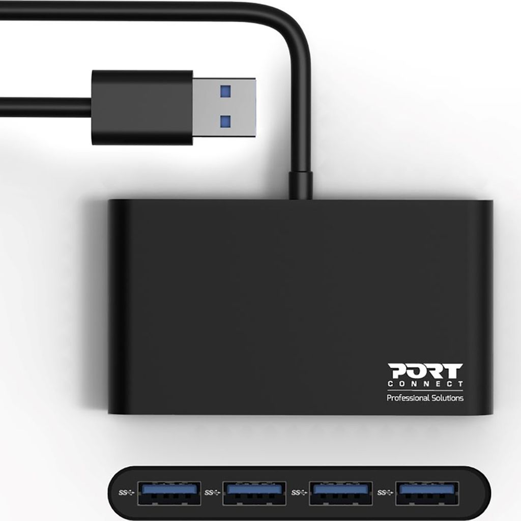 PORT Designs PORT Connect - Hub - 4 x SuperSpeed USB 3.0