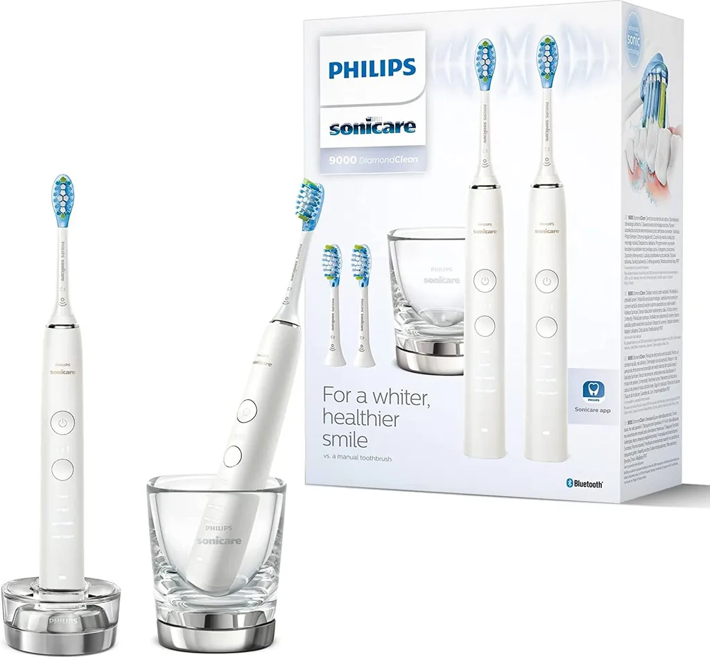 Pack Duo Philips Sonicare DiamondClean 9000 pour un Blanchiment Dentaire