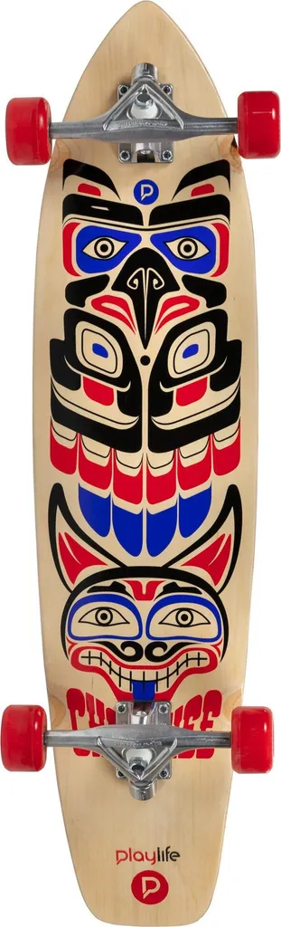 Longboard Kicktail Cherokee 36 idéal pour Débuter et Progresser en Ville - 2
