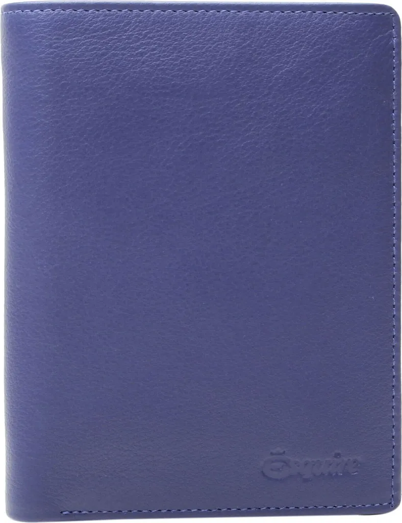 Esquire Peru Wallet Night Blue: Portafoglio in Vera Pelle RFID