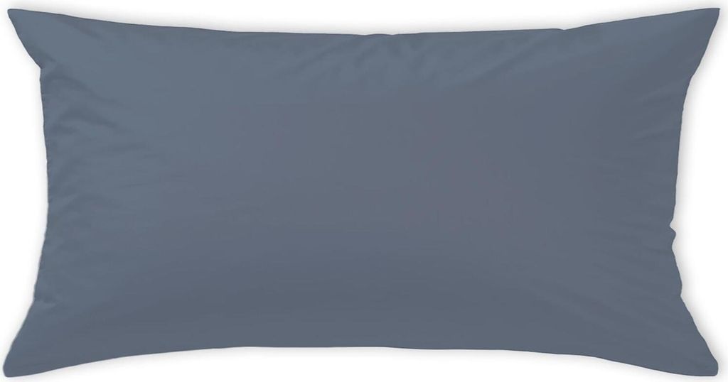 Curt Bauer Uni-Mako-Satin Kissenbezug einzeln Dessin 0000 Farbe denim-3527 Größe 70x90cm