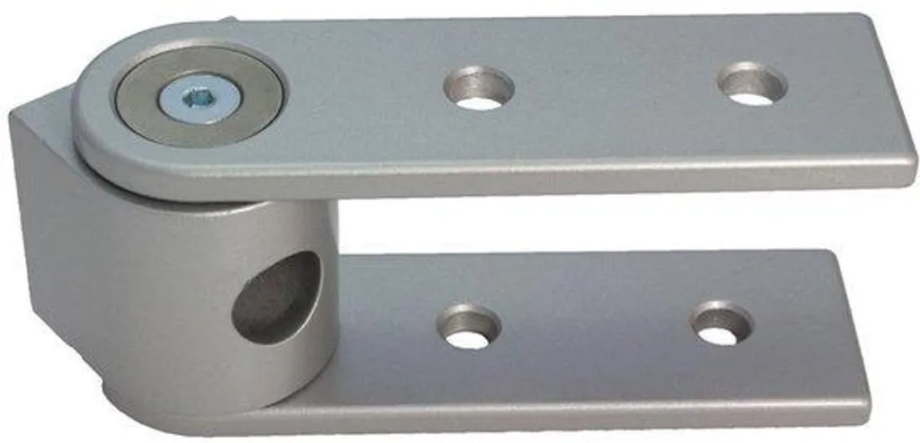 Charnière pivotante robuste 180° finition aluminium durable et pro
