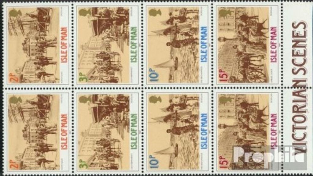 Briefmarken GB - Isle of Man 1987 Mi Hbl10 postfrisch Victoria