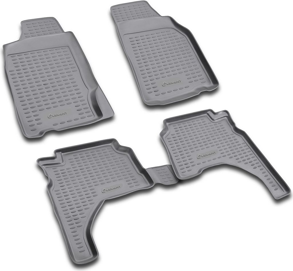 Gumowe dywaniki samochodowe Mitsubishi L200 1996-2005 Zdjęcie produktu 