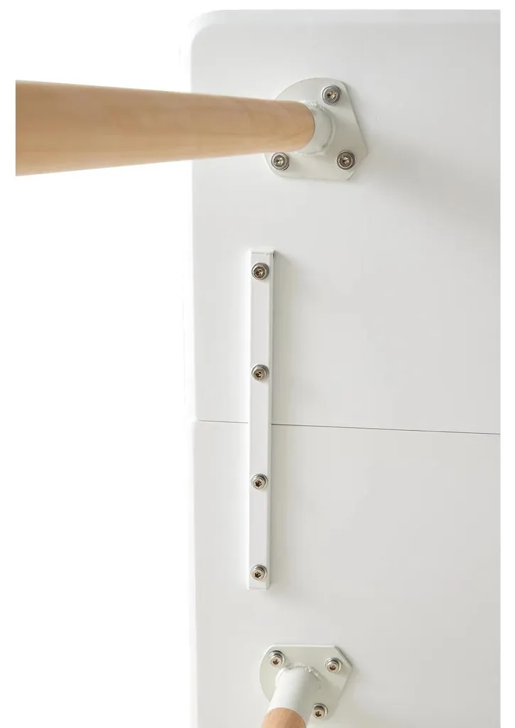 Table à Manger Design Minimaliste Rectangulaire en Blanc pour 6 Convives