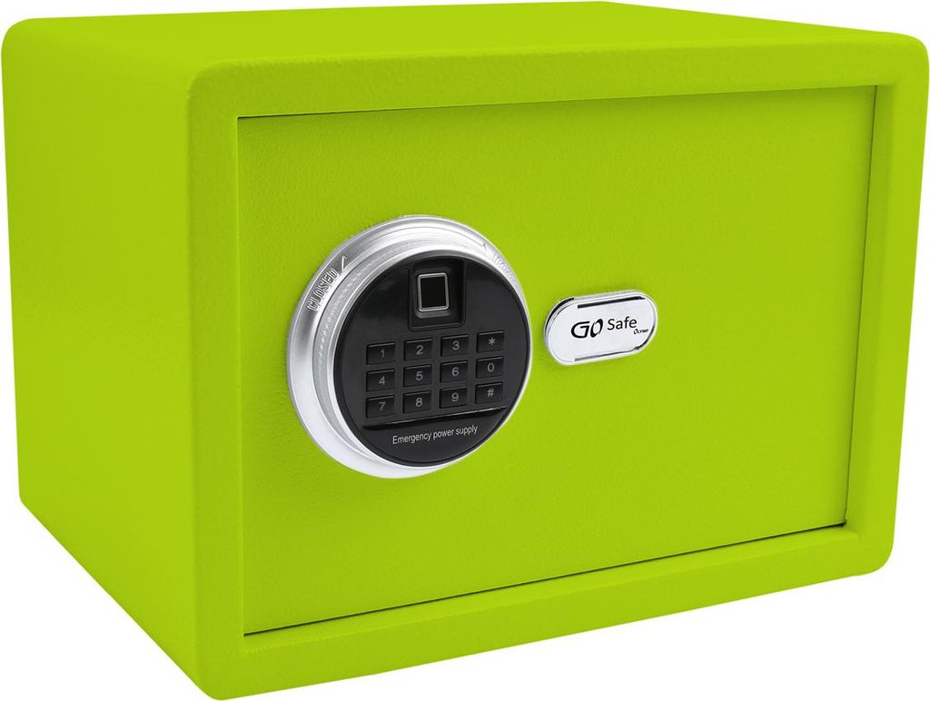 Olympia GOsafe 2.0 / 210FP - Frei stehend sicher - Grün - Code - Lesegerät für den Fingerabdruck - Schlüssel - 16 l - Polypropylen (PP) - 1 Regale
